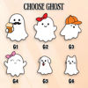 Picture of Custom Halloween Ghost Family Sign - Our Boo Crew - Personalised Wooden Halloween Family Sign - Halloween Decor