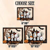 Picture of Custom Halloween Ghost Family Sign - Our Boo Crew - Personalised Wooden Halloween Family Sign - Halloween Decor