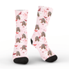 Picture of Halloween Custom Face Socks - Cute Funny Halloween - Personalized Socks for Men Women Kids