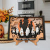 Picture of Custom Halloween Ghost Family Sign - Personalised Wooden Halloween Family Sign - Halloween Decor