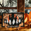 Picture of Custom Halloween Ghost Family Sign - Personalised Wooden Halloween Family Sign - Halloween Decor