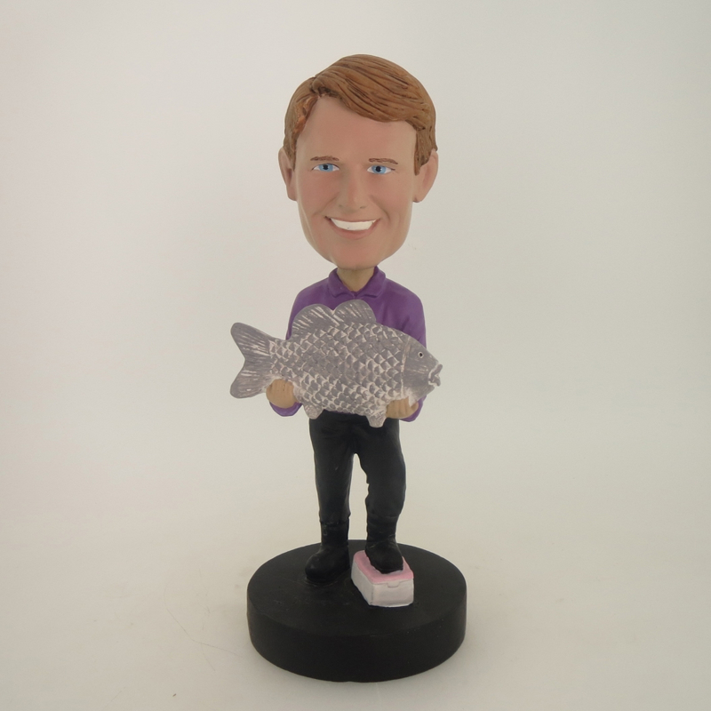 Picture of Custom Bobblehead Doll: Big Catch Fisherman