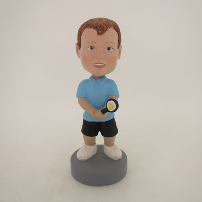 Picture of Custom Bobblehead Doll: Boy Tennis Player