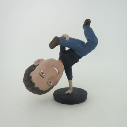Picture of Custom Bobblehead Doll: Breakdancing Man