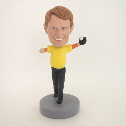 Picture of Custom Bobblehead Doll: Catching Baseball Man