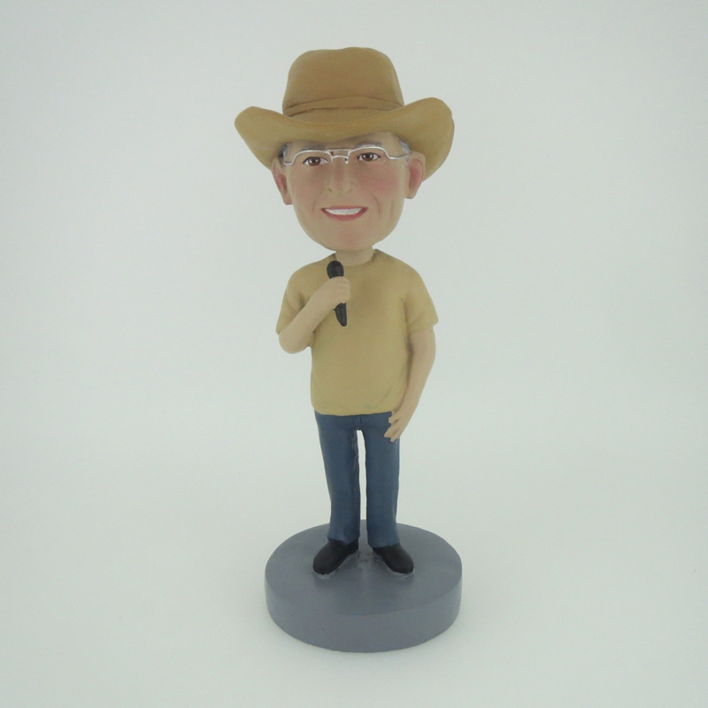Picture of Custom Bobblehead Doll: Cowboy Singer