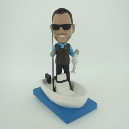 Picture of Custom Bobblehead Doll: Fisher Man In Boat