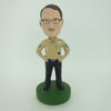 Picture of Custom Bobblehead Doll: Male Police Officer