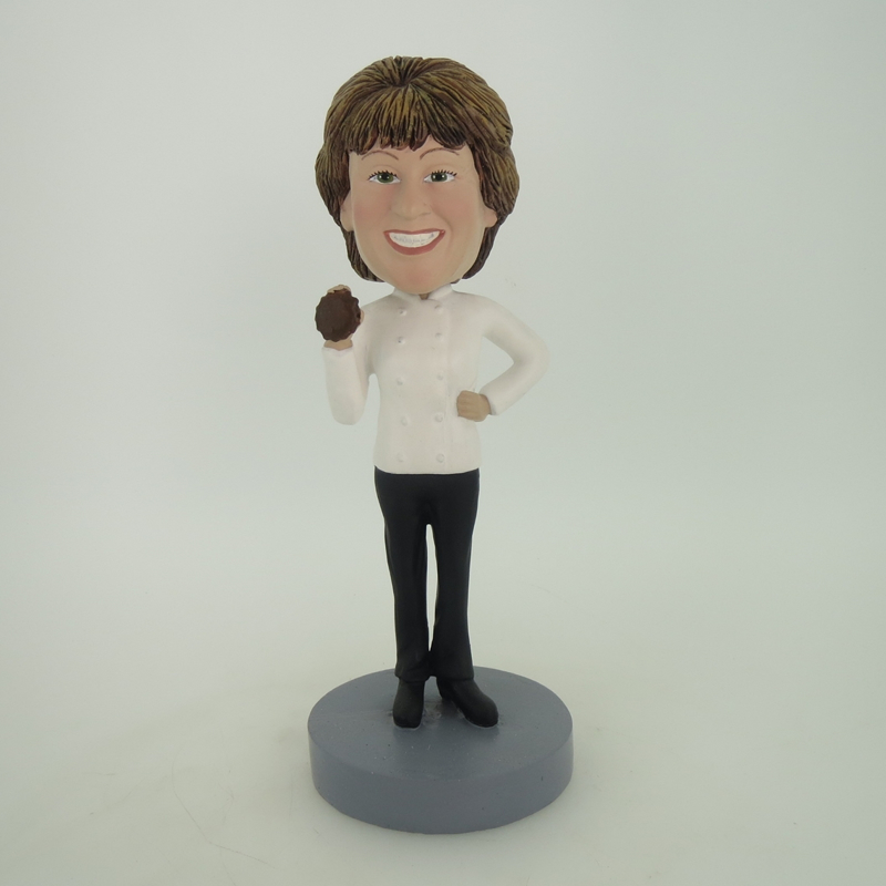 Picture of Custom Bobblehead Doll: Cooking Woman