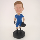 Picture of Custom Bobblehead Doll: Man With Motorcycle Hat