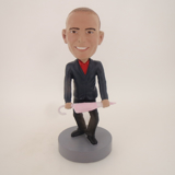 Picture of Custom Bobblehead Doll: Man With Umbrella