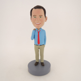 Picture of Custom Bobblehead Doll: One Hand In Khaki Man