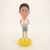 Picture of Custom Bobblehead Doll: Short Vest Woman
