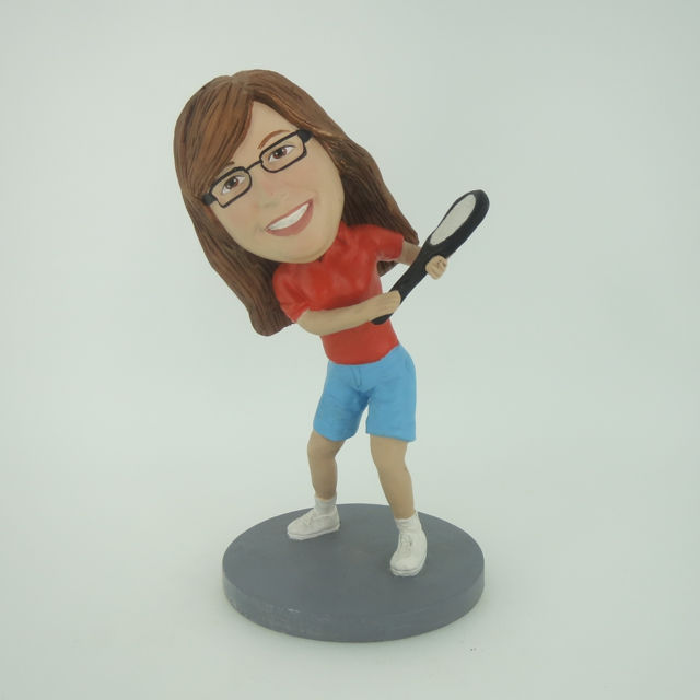 Picture of Custom Bobblehead Doll: Tennis Woman