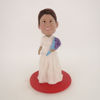 Picture of Custom Bobblehead Doll: White Wedding Dress Woman