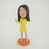 Picture of Custom Bobblehead Doll: Woman with Yellow Dress