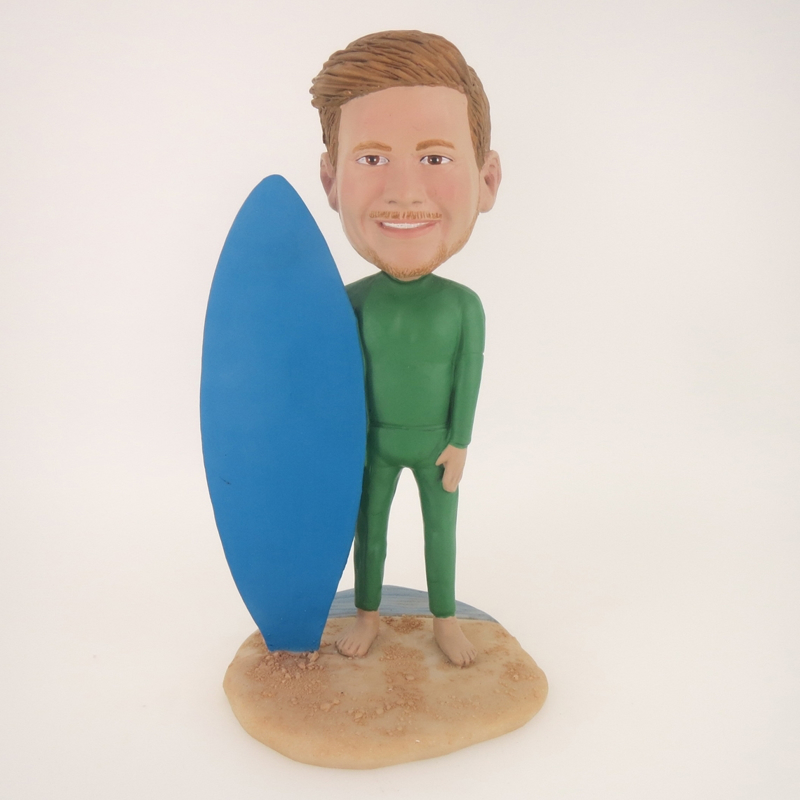 Picture of Custom Bobblehead Doll: Wet Suit Surfer
