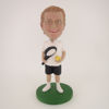 Picture of Custom Bobblehead Doll: White T-Shirt Tennis Player