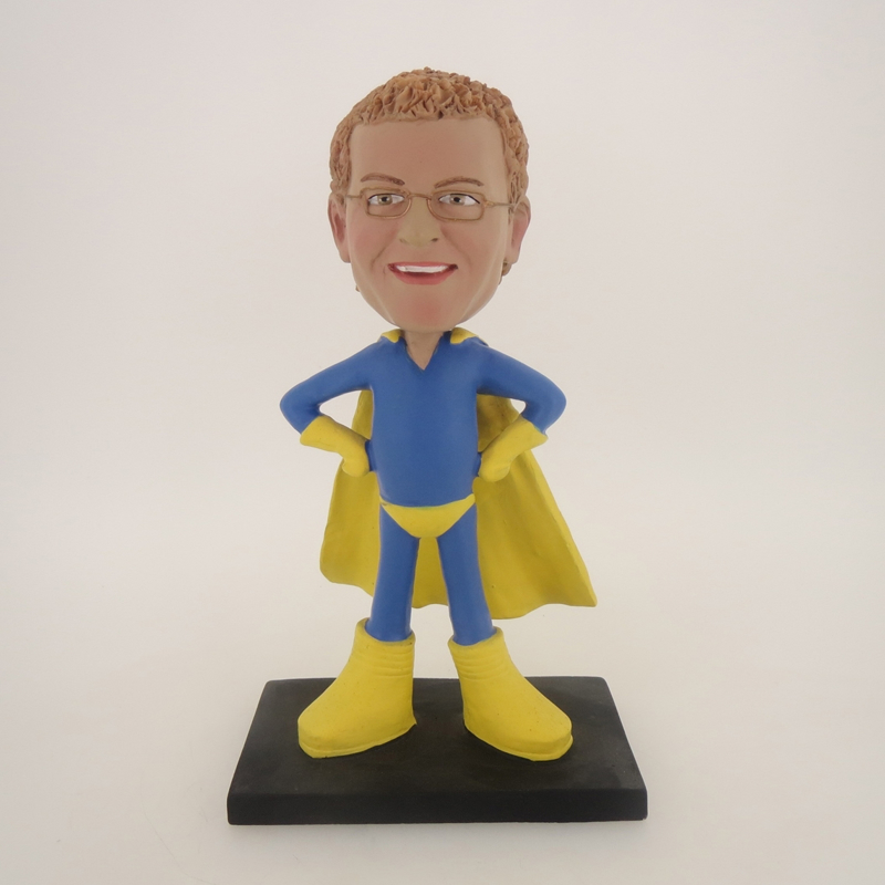 Picture of Custom Bobblehead Doll: Yellow Superman Kid