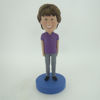 Picture of Custom Bobblehead Doll: Purple Suit Woman