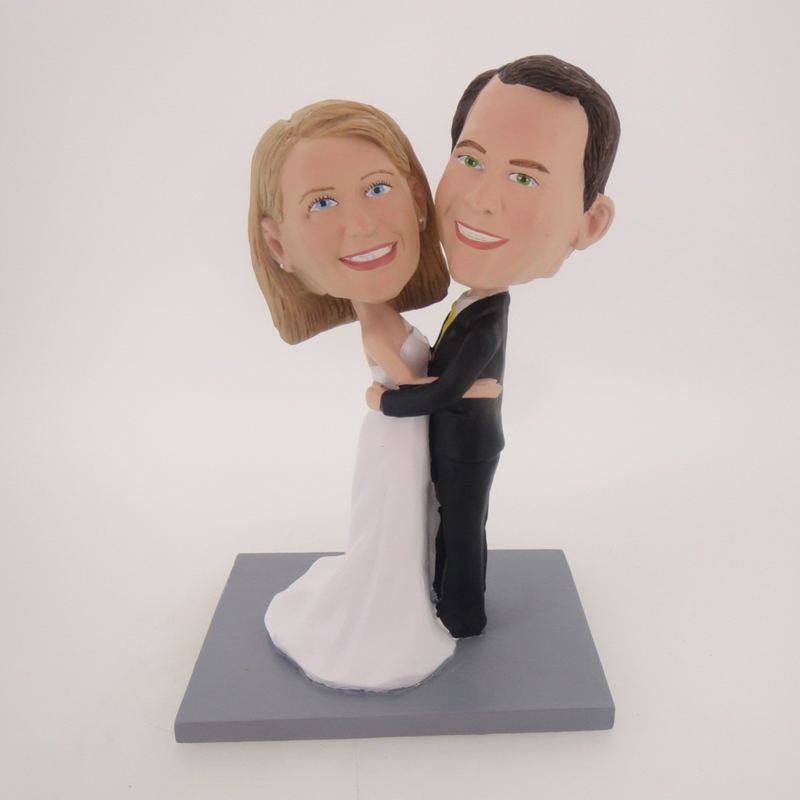 Picture of Custom Bobblehead Doll: Dancing Couple Wedding