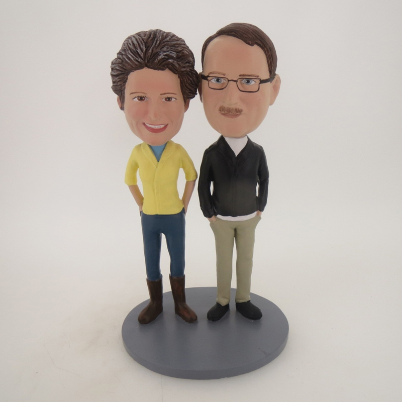 Picture of Custom Bobblehead Doll: Hands In Pocket Couple