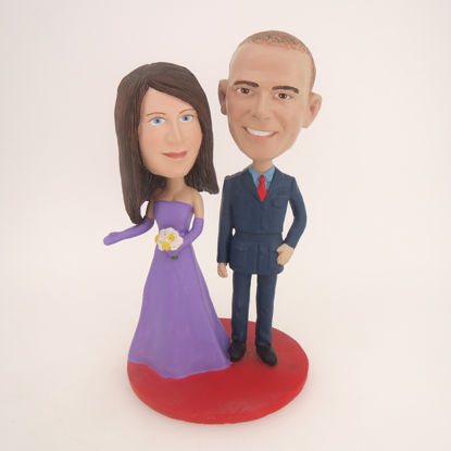 Picture of Custom Bobblehead Doll: Military Man And Bride