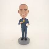 Picture of Custom Bobblehead Doll: Business Man With A Coffee Cup