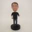 Picture of Custom Bobblehead Doll: Casual Man With Geen And Red In Hands
