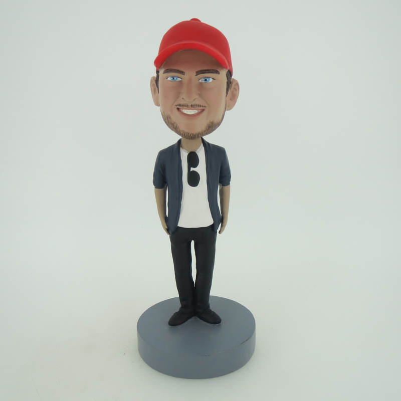 Picture of Custom Bobblehead Doll: Cugar In Red Hat