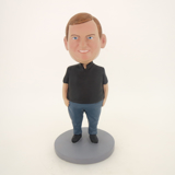 Picture of Custom Bobblehead Doll: Fat Boy In Black