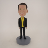 Picture of Custom Bobblehead Doll: Man In Black And Yellow Suit