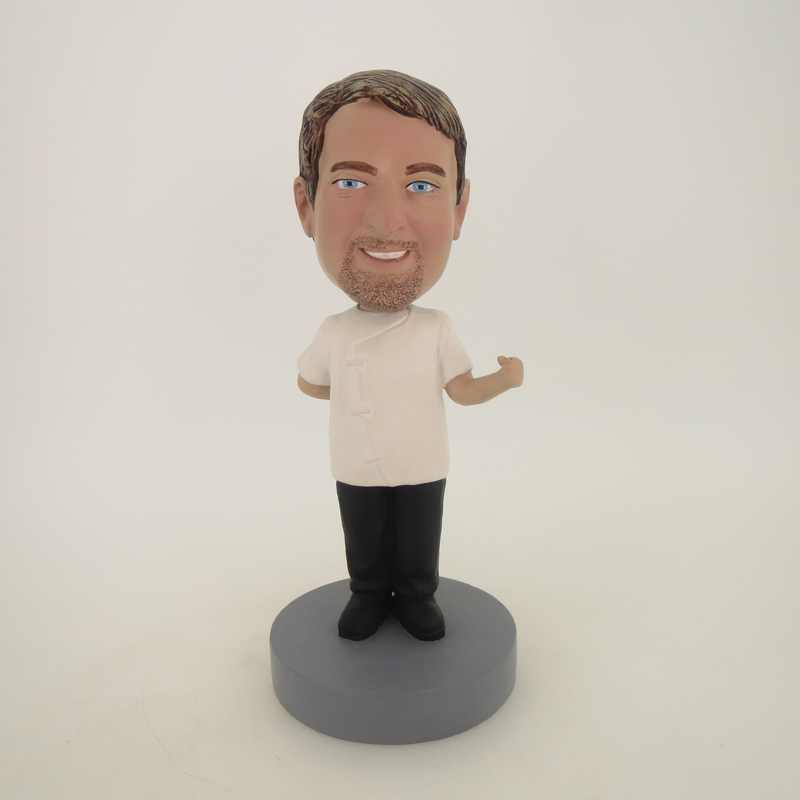 Picture of Custom Bobblehead Doll: Man With One Hand On The Behind