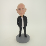 Picture of Custom Bobblehead Doll: Old Man In Black