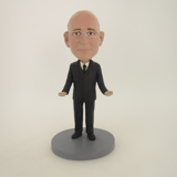 Picture of Custom Bobblehead Doll: Old Man In Pure Black
