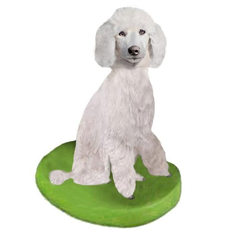 Picture of Custom Bobblehead Doll: Pet Dog Poodle White