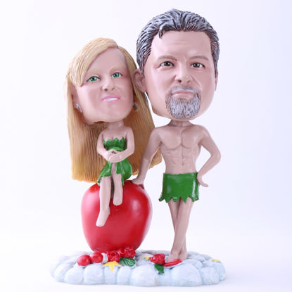 Immagine di Custom Bobblehead Doll: Adam and Eve