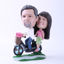 Picture of Custom Bobblehead Doll: Couple Riding A Bike