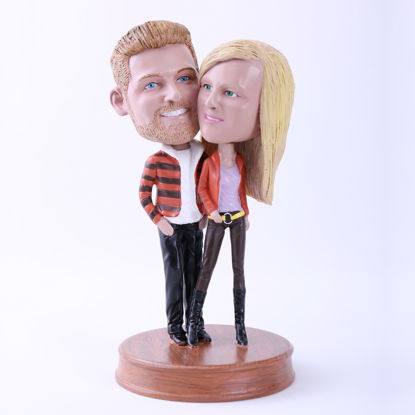 Immagine di Custom Bobblehead Doll: Fasion Lover Couple