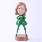 Picture of Custom Bobblehead Doll: Green Flash Girl
