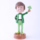 Picture of Custom Bobblehead Doll: Man Holding Leaves