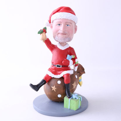Bild von Custom Bobblehead Doll: Cute Santa Man