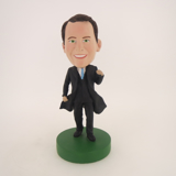 Picture of Custom Bobblehead Doll: Man in Black Windbreaker