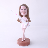 Picture of Custom Bobblehead Doll: Nurse Holding Syringe