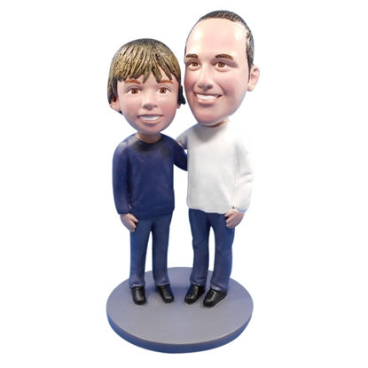 Immagine di Custom Bobblehead Doll: Father & Son