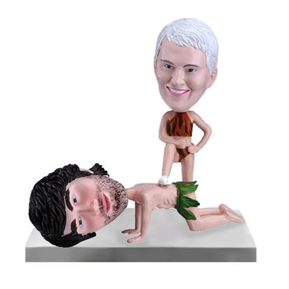 Immagine di Custom Bobblehead Doll: Couple Having Some Contest Fun
