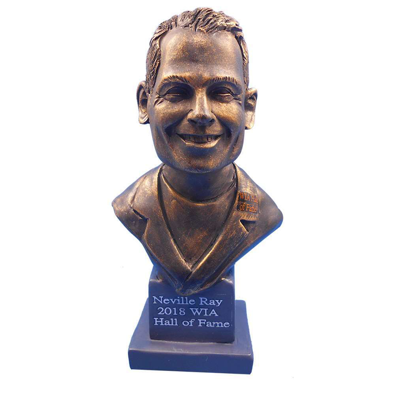 Picture of Custom Bobblehead Doll: Bronze Colored Head & Bust Statue
