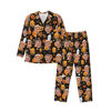 Picture of Halloween Themed Custom Pajamas - Personalized Face Long Sleeve Pajama Set - Pumpkin Face Theme