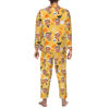 Picture of Halloween Theme Custom Pajamas - Personalized Face Long Sleeve Pajama Set - Yellow Pumpkin Ghost Theme