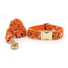 Picture of Personalized Pet Name Collar - Halloween Series - Engraved Pet Name Metal Buckle - Halloween Puppy Gift